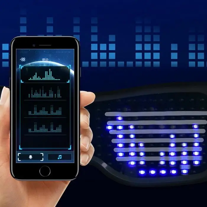 Bluetooth светодиодный светящиеся солнцезащитные очки атмосферные очки для 180 мАч очки 5 V/1A ночной клуб Повседневная Вечеринка день рождения
