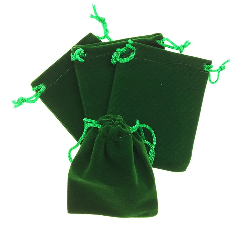 50Pcs/lot 7x9cm 11 Colors Dark Green Velvet Drawstring Pouches Wedding Christmas Gift Bags Jewelry Packaging Bag Pouch 100pcs 7x9cm mixed color 4 colors velvet bunched tile strap bag gift bags b 057