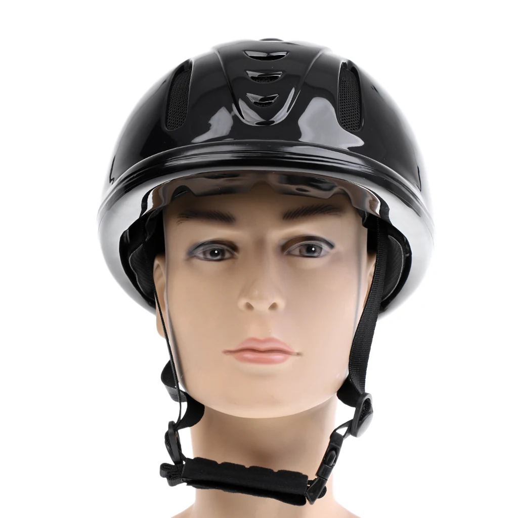 Черный Безопасный Жилет для верховой езды EVA+ шлем для женщин, Размер Средний