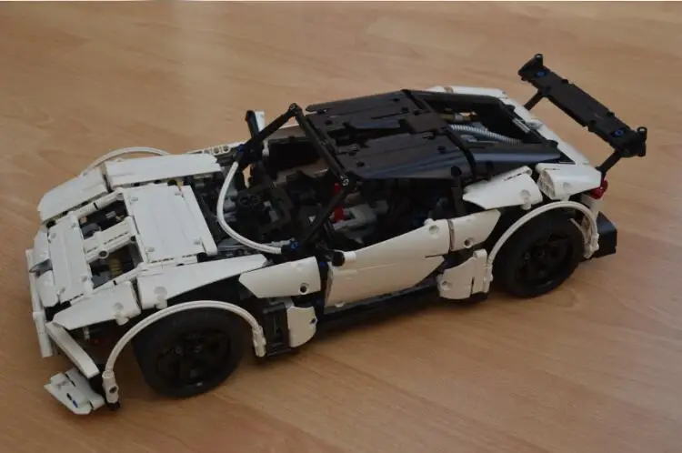 Technic Car серия суперкар вулкан RS модель автомобиля строительные блоки кирпичи Игрушка Набор Обучающие Дети подарки на день рождения