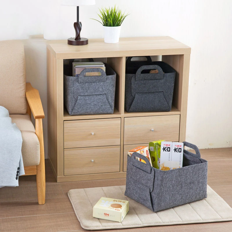 

Household Folding Storage Box Multifunctional Durable Storage Basket Portable Finishing Fabric Storage Baskets Debris Baskets