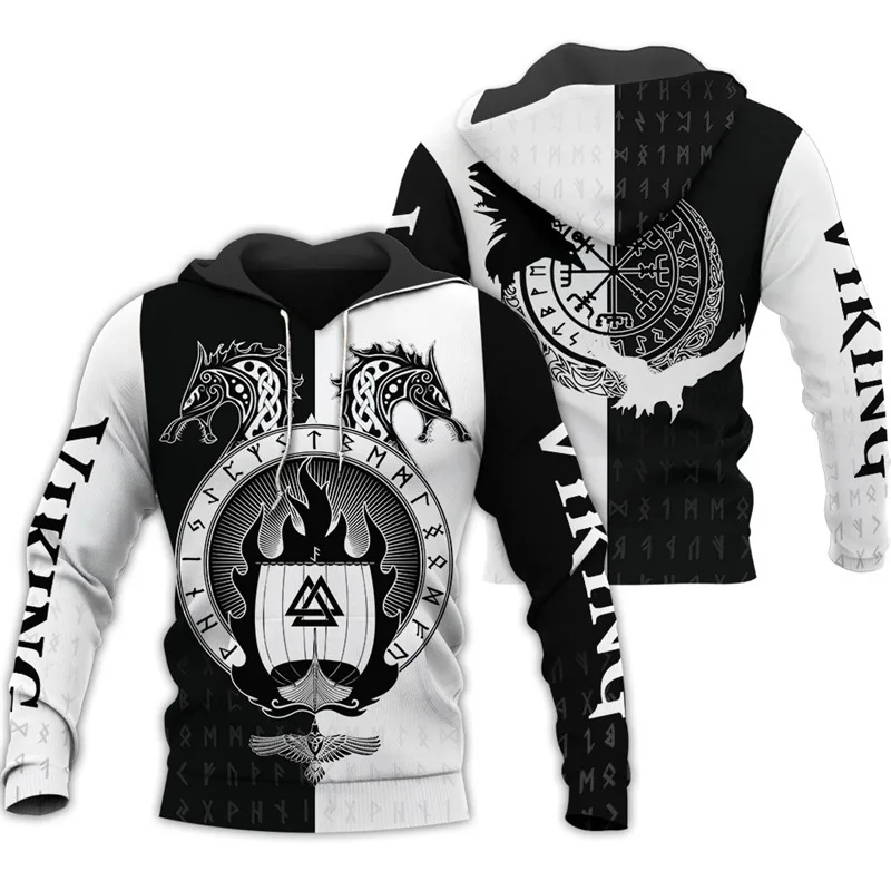 

Liumaohua New Viking Warrior Tattoo 3D Printed Shirts casual 3D Print Hoodies/Sweatshirt/Zipper Man Women satan Tattoo tops 002