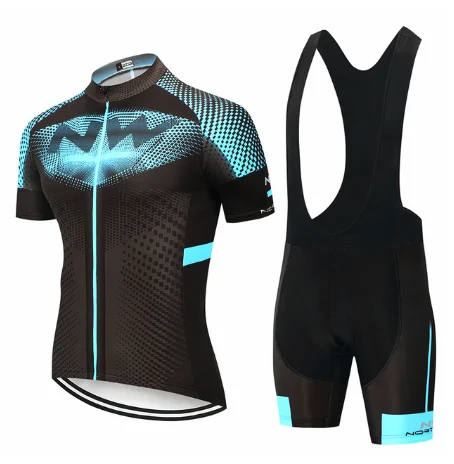 

2019 NW Men and Women Cycling Jersey Clothing Set Spring and Summer Men and Women Short Sleeve Breathable