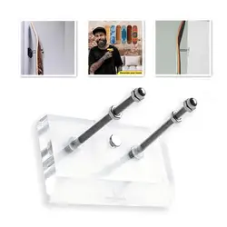 1 Set Skateboard Holder Solid Skateboard Accessory Strong Bearing Capacity Snowboard Wall Rack Bracket Accessory