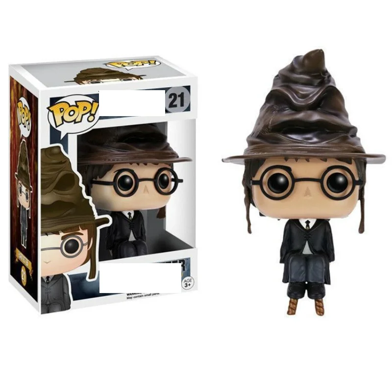 Funko Pop harri potter Severus Snape Luna Добби Гермиона рубеус 10 см Виниловая фигурка Коллекционная модель с коробкой - Цвет: 21 with box