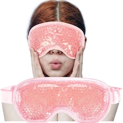 Sleeping Mask With Plush Backing Suitable For Headache, Puffiness, Migraine Pressure, Double-Sided Design, Cold Compress