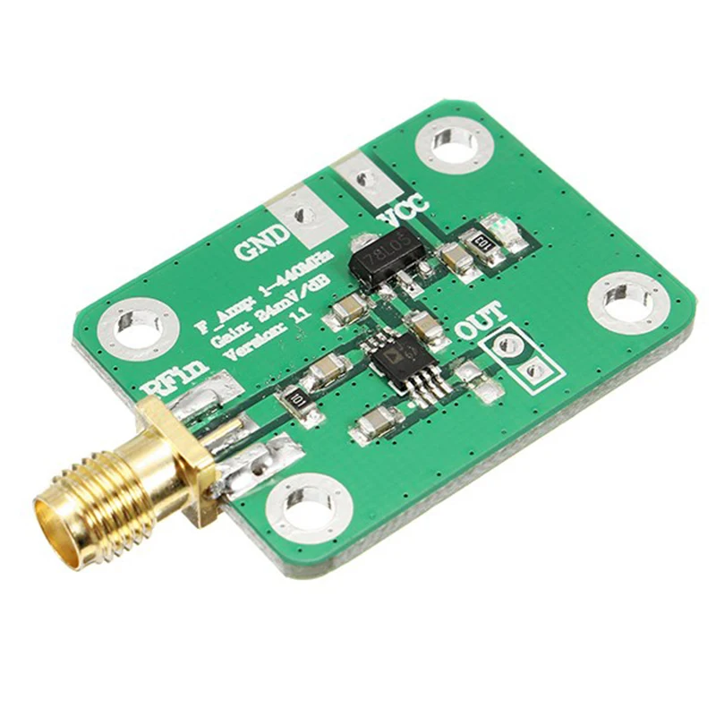 

AD8310 0.1-440MHz High-speed H-frequency RF Logarithmic Detector Power Meter Module For Amplifier Board
