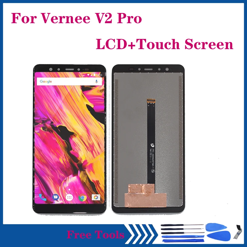 

Original display For Vernee V2 PRO LCD display Touch screen digitizer assembly For Vernee V2 pro mobile screen repair kit