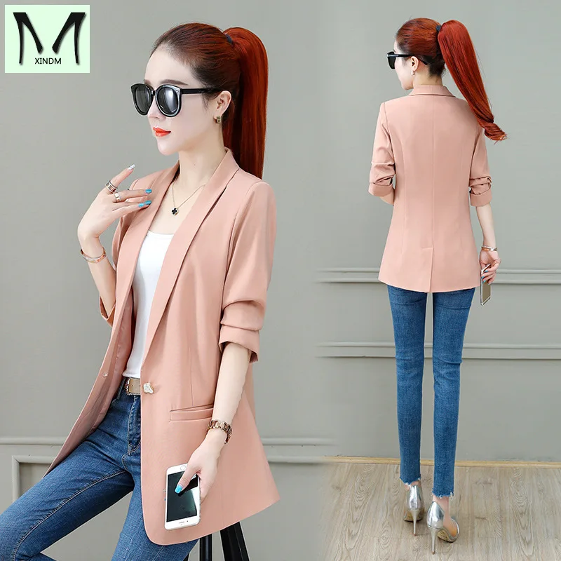 

Suit Jacket Women's 2019 Spring And Autumn New Style Korean-style Slimming Sense of Design Non-mainstream Early Autumn Online Ce
