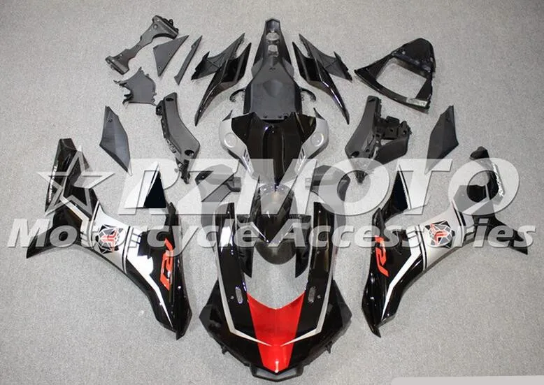 Популярные Новые ABS обтекатель комплект подходит для YAMAHA YZFR1 YZF R1 15, 16, 17, 18, YZF1000 Обтекатели красного и черного цвета