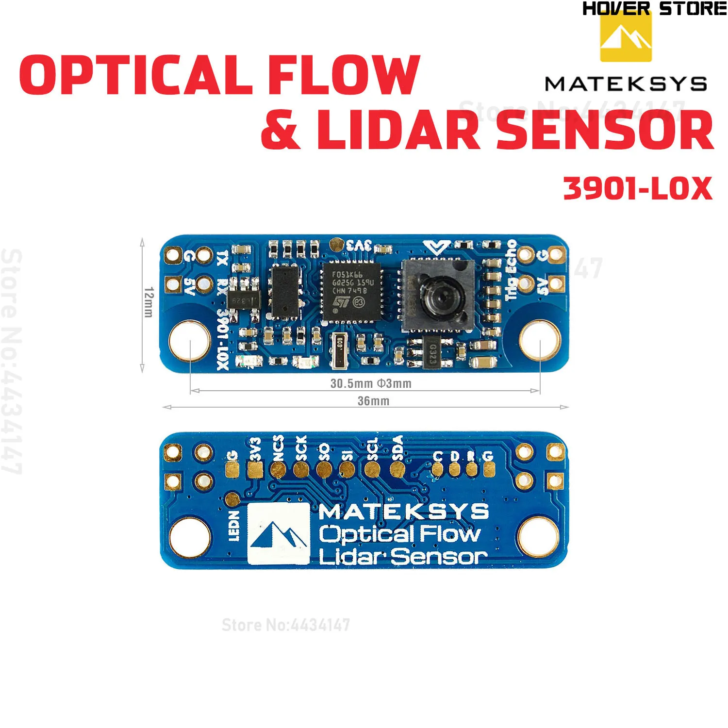 Matek Optical Flow & Lidar Sensor 3901L0X 3901 PMW3901 Module Support