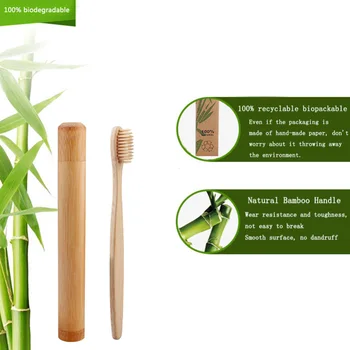 

1set Portable Travel Toothbrush Oral Care Soft Bristle Tooth Brushes with Storage Box