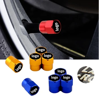 

Car Tire Valve Caps for Land Rover Freelander 1 Discovery 3 4 Sport Defender 110 X79 Range Rover Evoque SVR Velar Wheel Covers