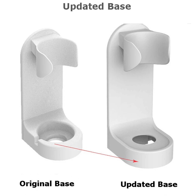 Универсальная электрическая подставка для зубных щеток Съемный Настенный смонтированный Органайзер с наклейкой и отверстием для зарядного устройства 90% электрическая зубная щетка es