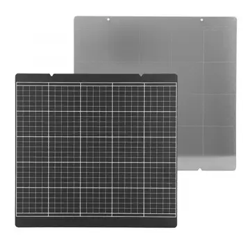 

For Prusa I3 Mk3 Mk2.5 253.8 x 241mm Silver + Black Iron Plate + Sticker 3D Printer Parts