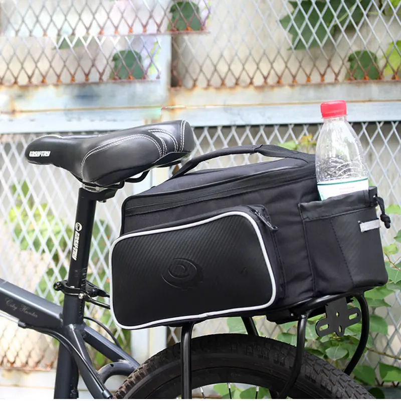 Сумка на багажник велосипеда устойчивая к разрыву черная 10 л|seat bag|roswheel bicyclebicycle