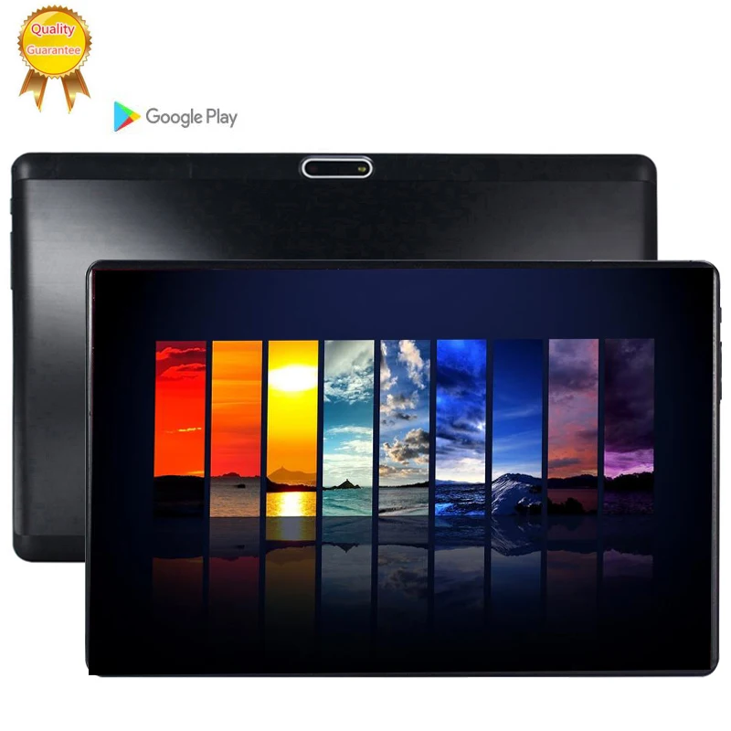 

64G 2019 New Octa Core 10 inch tablet PC 6GB RAM + 64GB ROM 8 Cores Android 9.0 3G LTE Tablets 10.1 IPS HD Screen 2.5D Glass