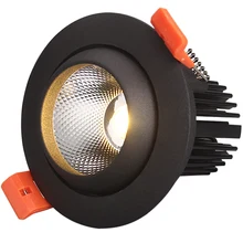 Puluoti Крытый круговой креативный антибликовый Встраиваемый светодиодный прожектор