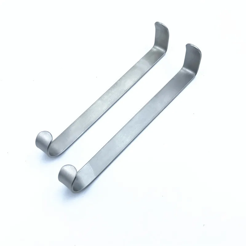 Juego de Retractor de Farabeuf, instrumentos ortopédicos para veterinaria, 15cm