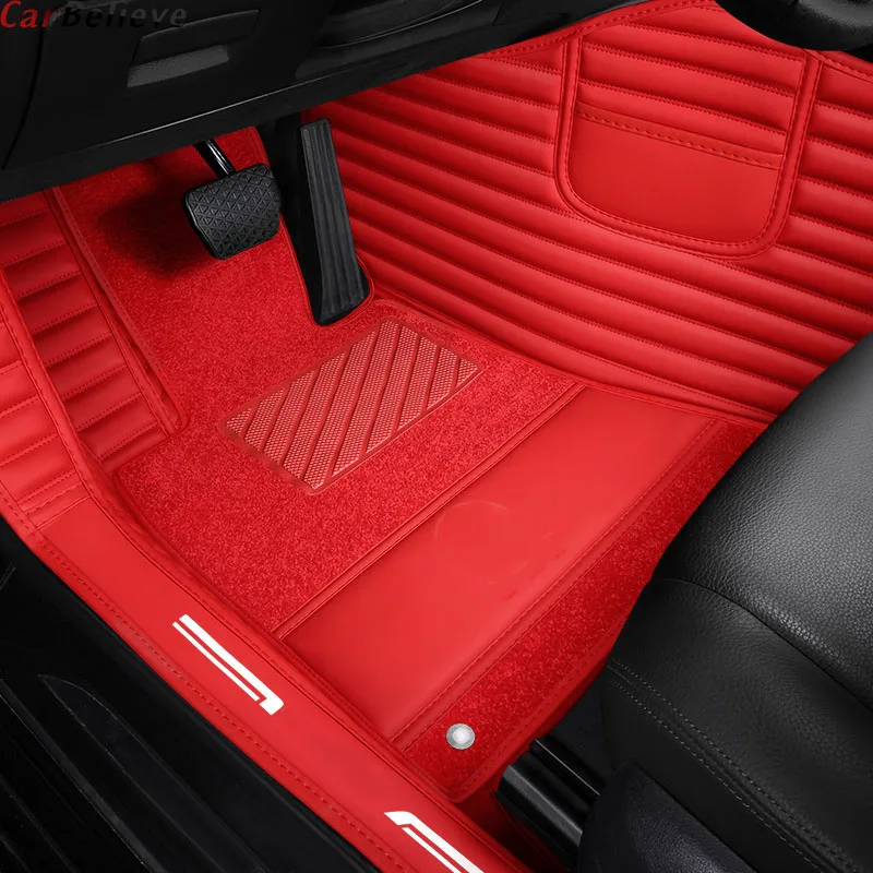 

Custom made car floor mats for jaguar xf 2018~2019 xj F-PACE 2018 F-TYPE 2013~2019 XK car accessorie rugs carpet