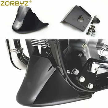 

ZORBYZ Motorcycle Bright Black Front Bottom Spoiler Mudguard Fender Cover For Harley Sportster 1200 XL Iron 883 2004-2015