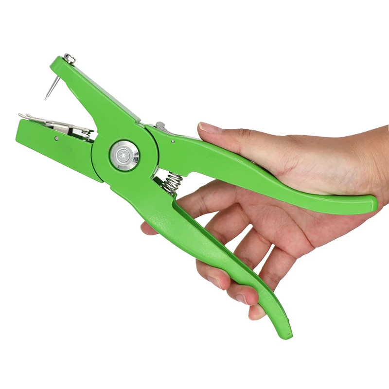 1Pcs Ear Tag Clamp & Cutter Pliers Tag Applicators Farm Animal Metal Ear Thorn Tongs Swine Cow Sheep Rabbit Identification Tool 4