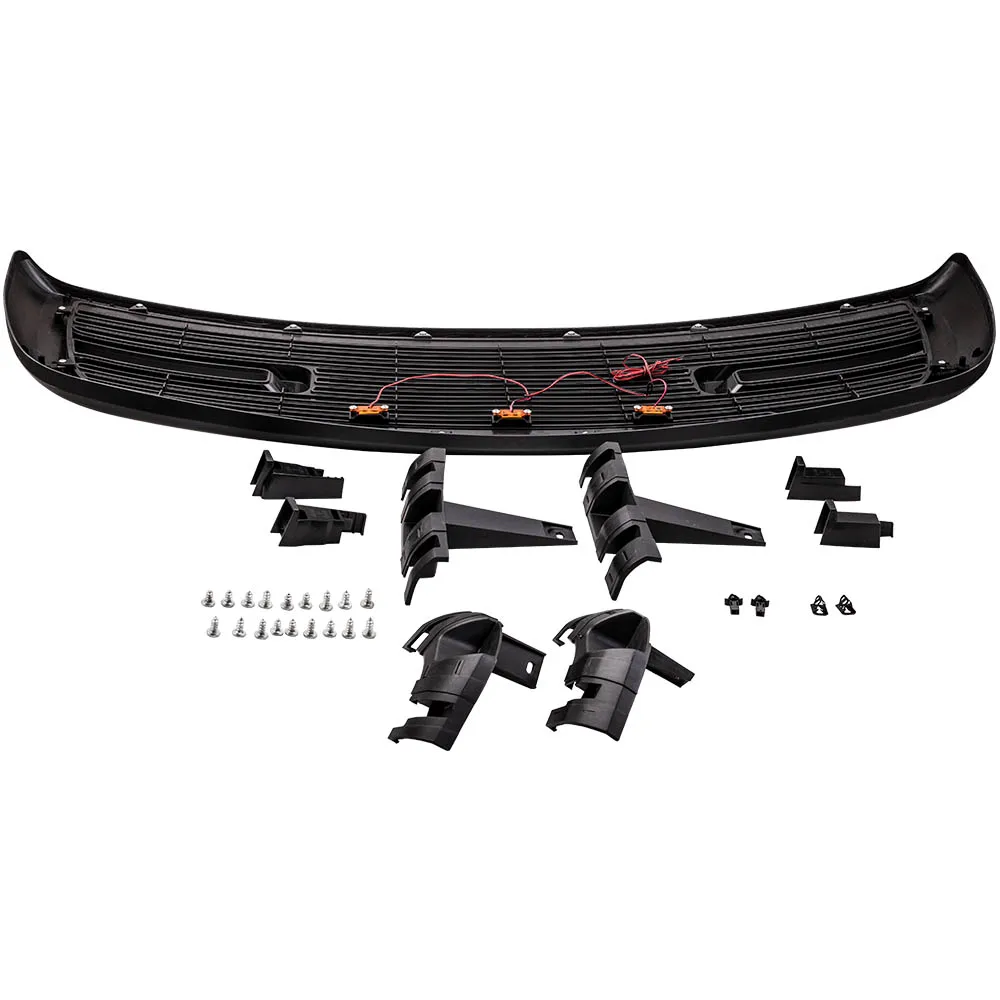 Cheap Black Replacement Grille+Shell for Dodge RAM 2500+HD 10-18 w/ LED Light