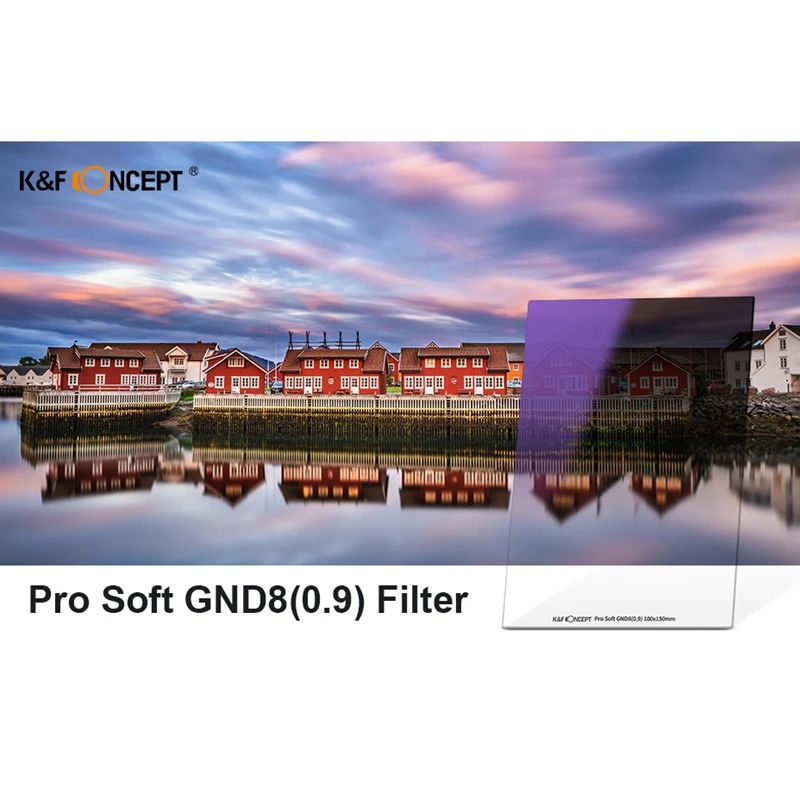 

K&F Concept Neutral Density Soft Edge Grad 0.9 (3 Stop) Soft Gradient Neutral Density Filter 100X150Mm