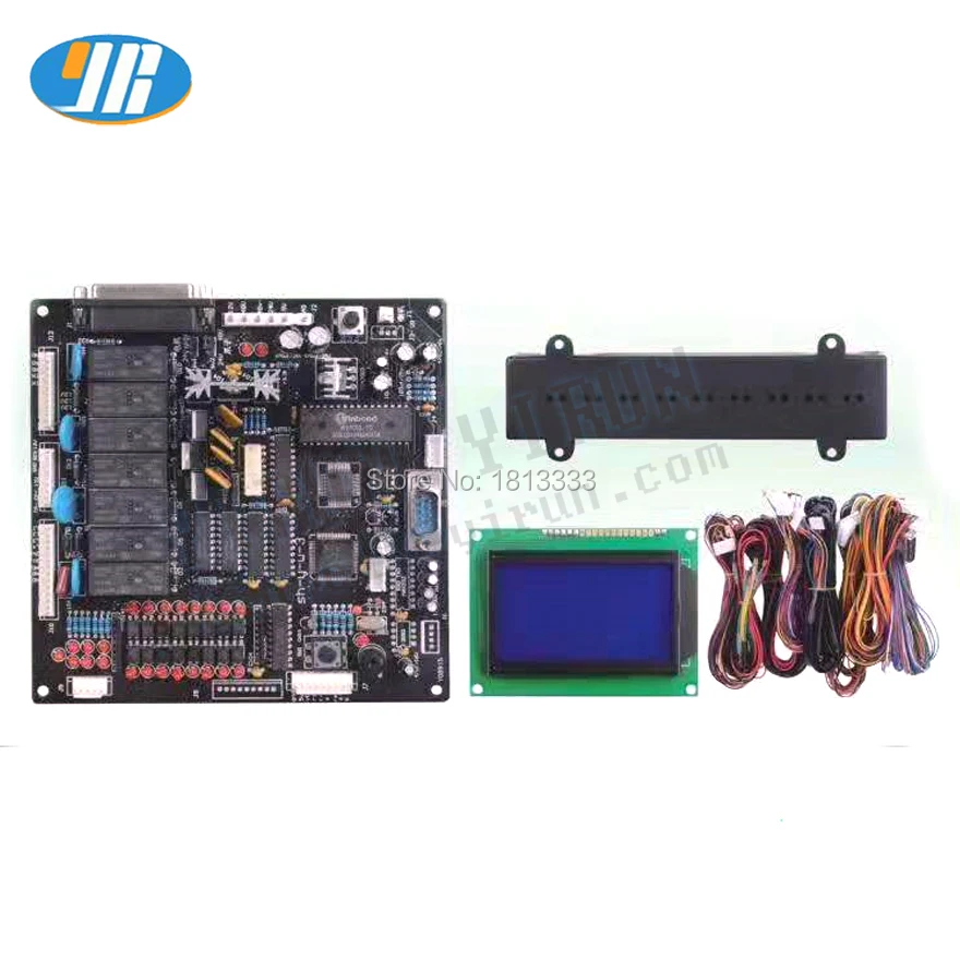 

XK-08 English Claw Crane Game Motherboard Connectable Ticket Dispenser With Wire Harness LCD Display Prize Counting Sensor