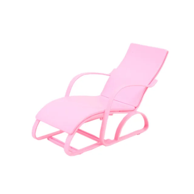 Doll Barbies Dollhouse Furniture Beach Lounge Chair For Barbies Doll Dream House Garden Beach