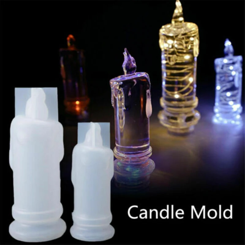 Подсвечник ночной Светильник силиконовая пресс-форма для пресс-форм эпоксидной