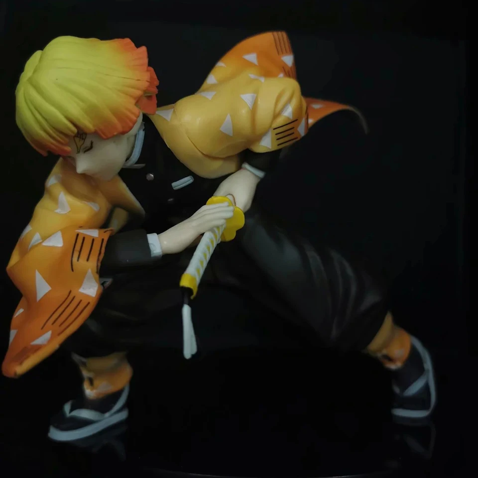 Аниме Tronzo Demon Slayer Kimetsu no Yaiba Agatsuma Zenitsu дыхание грома ПВХ фигурку Модель игрушки