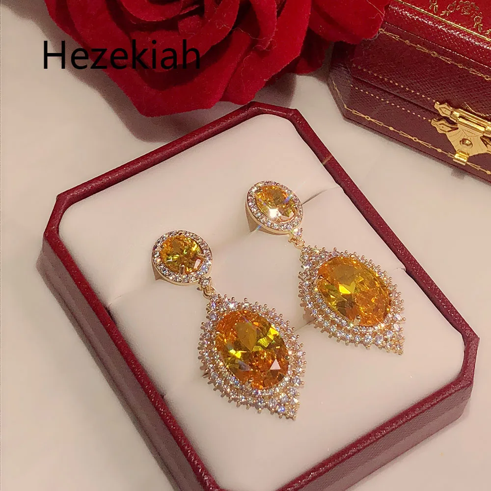 Hezekiah S925 серебряные серьги,, модные женские серьги для танцев, вечерние женские серьги высшего качества