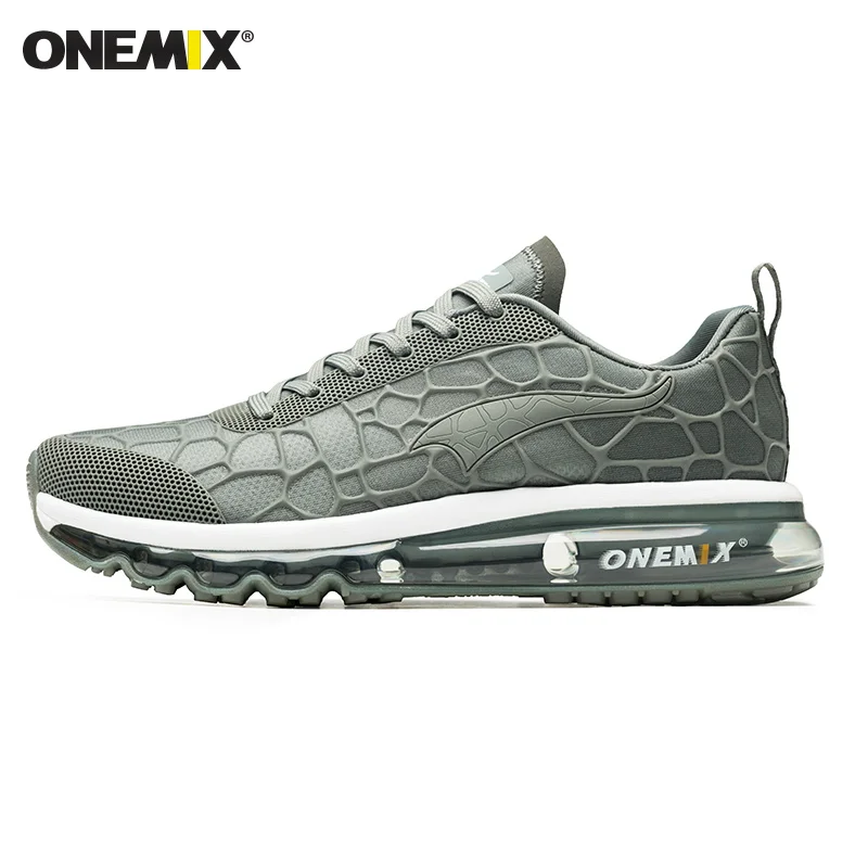 ONEMIX Men& Women sport Running Shoes Unisex Leather Air Cushion sneaker Shoes 