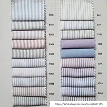 60% хлопок 40% полиэстер Cvc полоса пряжа окрашенная Работа Платье рубашка подкладка