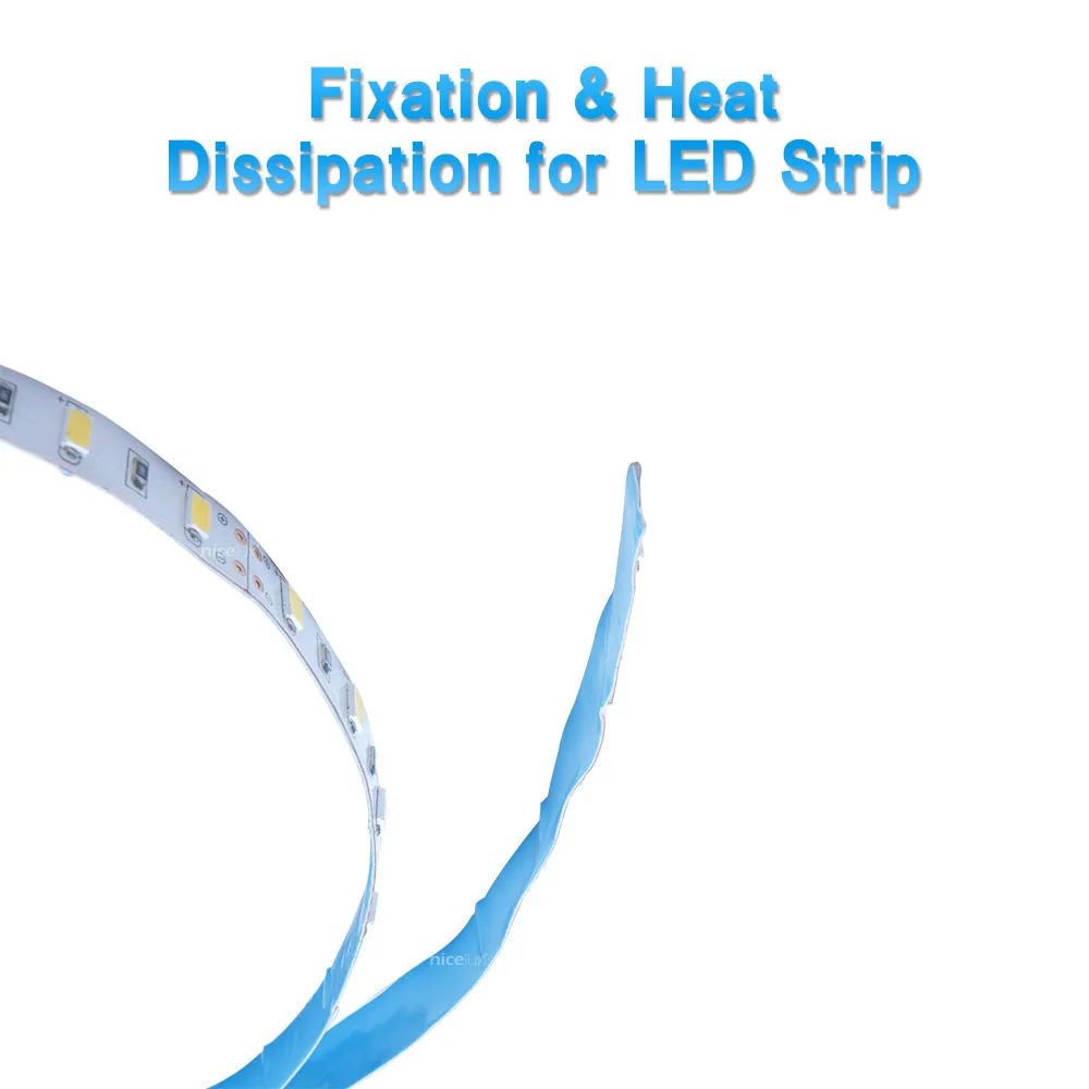 25meter/Roll 8mm 10mm 12mm 20mm Width Transfer Tape Double Side Thermal Conductive Adhesive Tape for Chip PCB LED Strip Heatsink