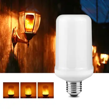 

LED Flame Effect Fire Bulb Night light E27 Flame lamp 85-265V Flame Flickering Emulation luminaria for holiday Home Decoration