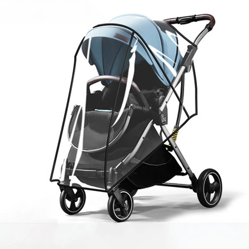 

Coballe Baby Stroller Rain Cover Wind Proof Rain Proof Dust Cover Baby Cart Umbrella Car Rain Cover