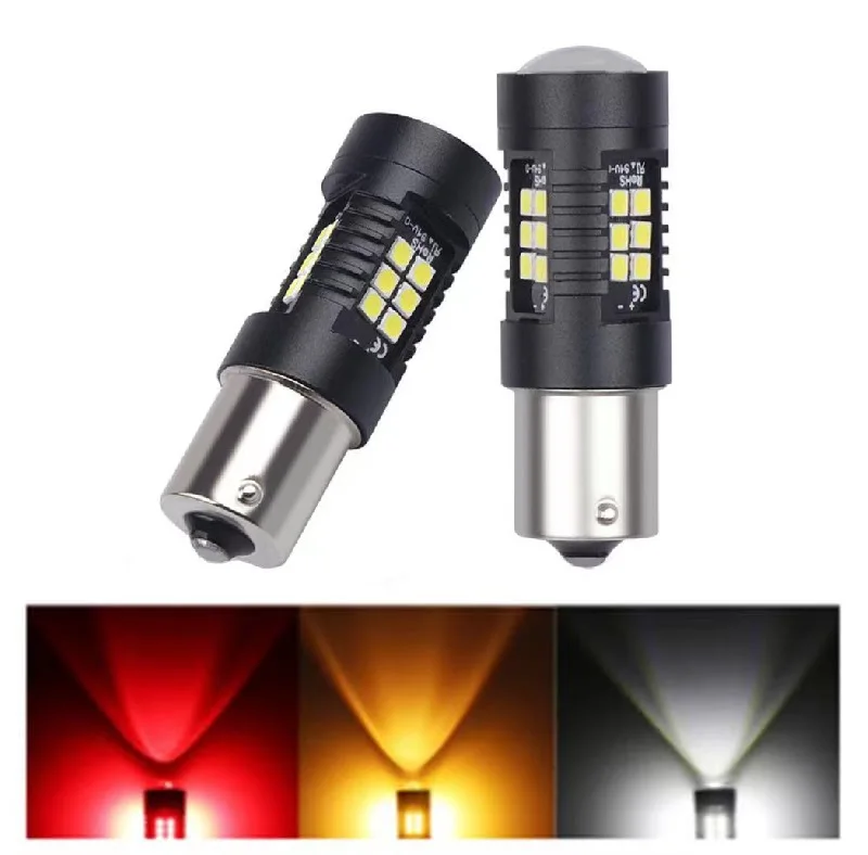 2 шт. 1156 BA15S P21W LED BAU15S PY21W BAY15D светодиодный ная лампа 1157 P21/5W R5W 21 3030SMD автомобильные