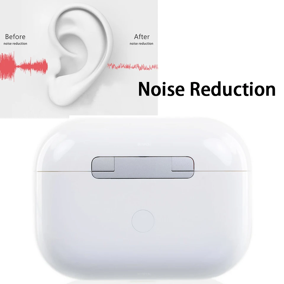

1:1 Noise Reduction Smart Sensor Bluetooth 5.0 Earphone Touch Control Qi Wireless Headsets Blackpods Pro tws pk Airpoding 3