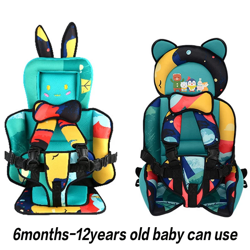 AAG Portable Child Chair Seat Baby Safety Seat Cushion Pad Mat Kids Dining Chair Stroller Travel Belt Baby Chairs Carrier