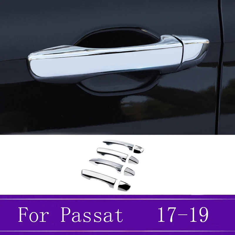 Подходит для Passat B8 седан универсал вариант- ABS Хромированная ручка Крышка отделка автомобильные аксессуары наклейки Европейская версия 8 шт./компл