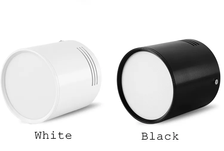 Dimmable LED COB Spotlights Ceiling lamp AC85-265V 5W 7W 9W 12W 15W Round Downlights Warm Cold White LED Lamp Indoor Lighting