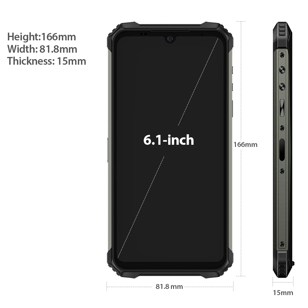 Ulefone Armor 8 Android 10 Смартфоны NFC Helio P60 4 Гб + 64 мобильный телефон Octa core 2 г/5G Wi Fi 6 1