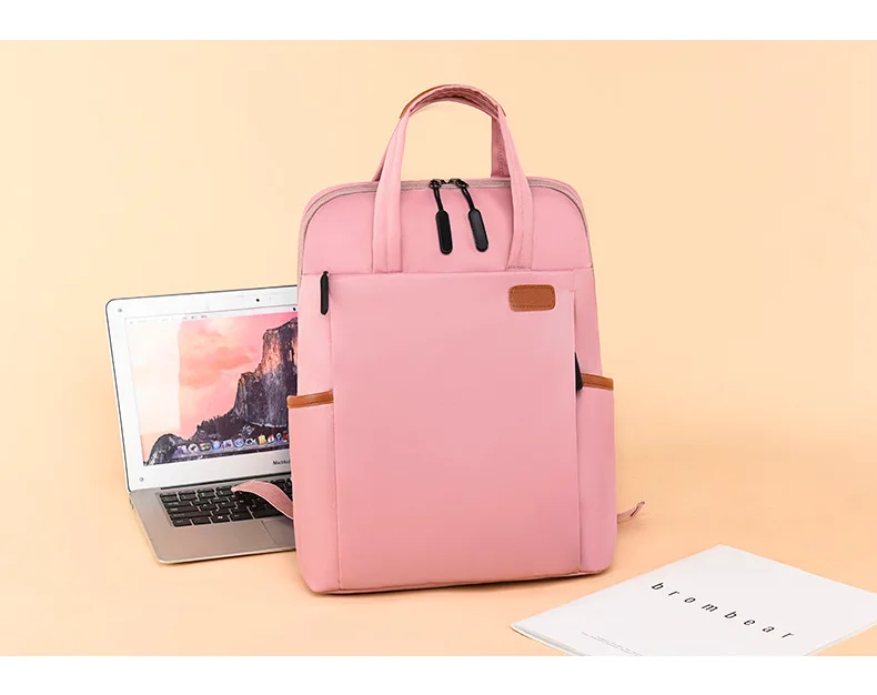 Waterproof Women Business Backpack Fashion Oxford Student School Backpacks 13.4 Inch Laptop Bag Casual Travel Rucksack Mochila