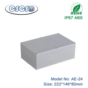 

1pcs 222*146*80mm plastic enclosure box pcb abs plastic enclosure manufacturer abs waterproof enclosure box ip65 waterproof box