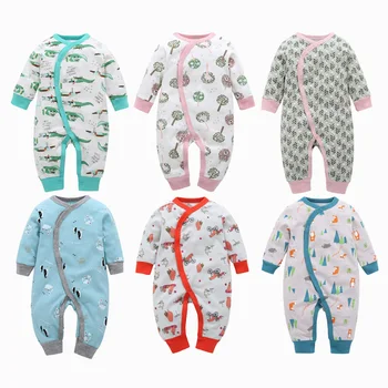 

3-18M Baby Rompers Winter Warm Fleece Clothing Set for Boys Cartoon Animal Infant Girls Clothes Newborn Overalls Baby Jumpsuit