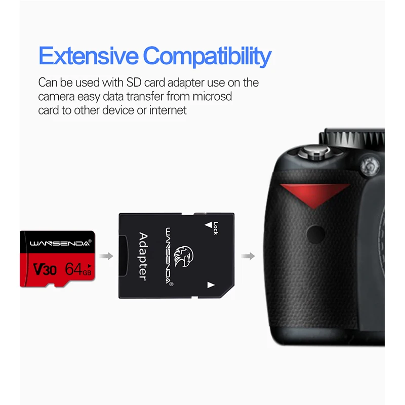 WANSENDA карта памяти Micro sd 4 ГБ 8 16 32 64 128 ГБ|Карты памяти| |