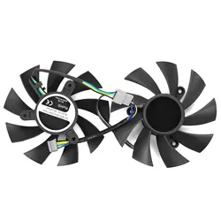 Ventilateur de refroidissement pour ZOTAC RTX 2060 HB GTX1660 1660ti OC HA, vidéo graphique 4 broches 