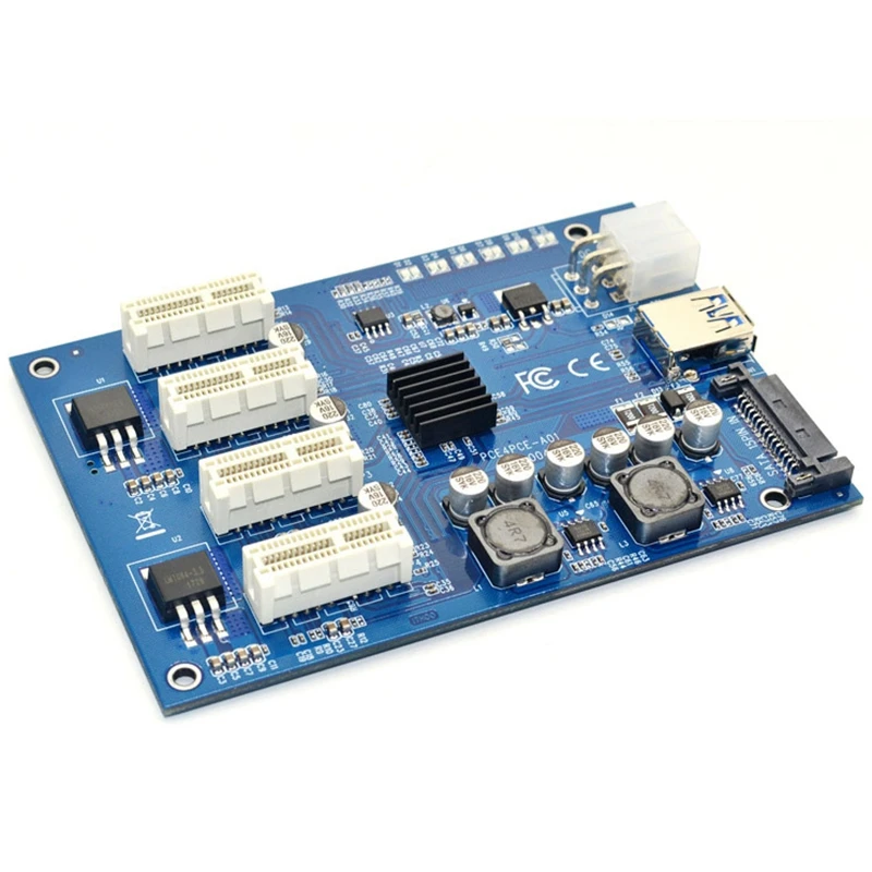 PCI E X1 к 4PCI X16 Комплект расширения от 1 до 4 портов Express переключатель мультипликатор